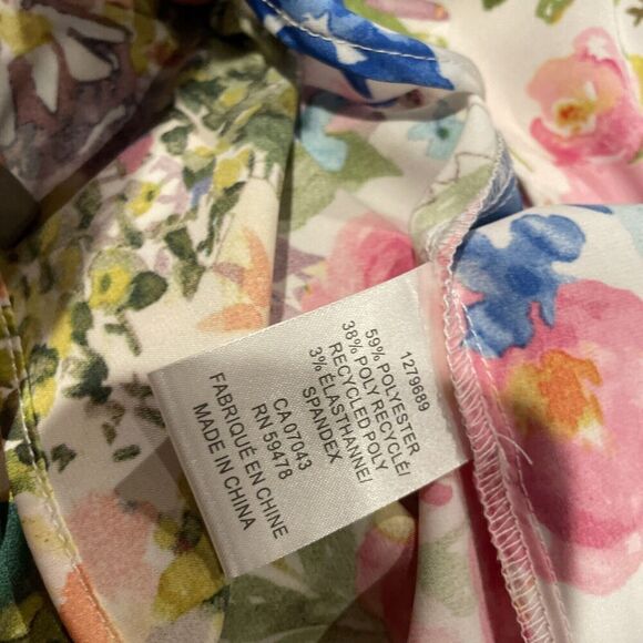 J Joie Popover Blouse Women’s Small Floral Long Sleeve Collar - Picture 5 of 5